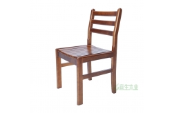 桦木横条餐椅