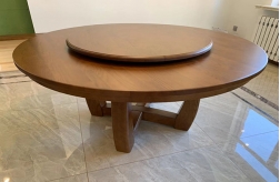 新中式实木圆桌，直径1.5米，可订制